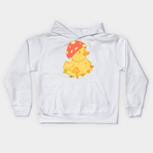 Mushroom Duckling Cottagecore Sobre Alba Kids Hoodie